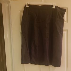 Ava & Viv Green linen skirt